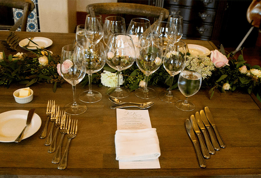 Wine Country wedding ceremony planned by Denise Kramer Weddings
